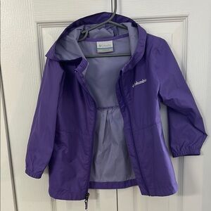 Columbia Purple Raincoat Waterproof Jacket